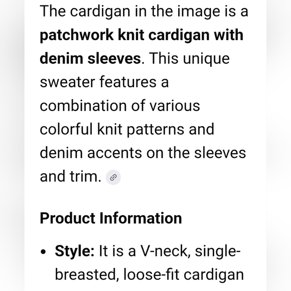 Ces Femme Multicolor Patchwork Cardigan - Picture 12 of 13